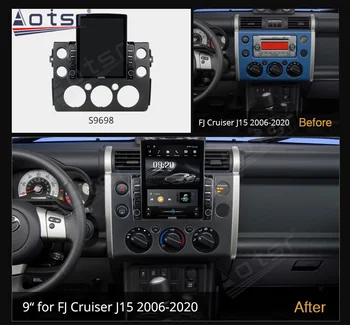 10.4 INCH Tesla Stil Ecran Vertical Android 10.0 Pentru Toyota FJ Cruiser J15 2006-2020 Radio Auto Multimedia GPS Navig