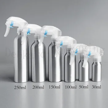 100 ml 150 ml 200 ml 250 ml Trigger Spray de Mână de Metal Recipient de sticla de parfum Păr Îngrijire Plante de Udare Aluminiu Rezistent la spray
