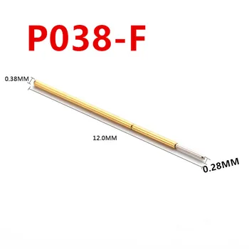100BUC/Pachet de Testare a arcurilor de Sonda P038-F a Subliniat Ac Tub cu Diametrul Exterior De 0,38 Lungime Totală 12mm PCB Sonda