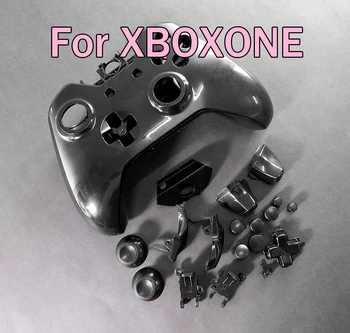 10sets alb negru Înlocuitor Pentru Xbox one Controller Wireless Full Coajă de Locuințe Pentru Xbox one Cu Butoane Kit Accesorii
