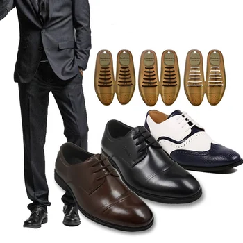 12buc/Set Afaceri Pantofi cu Șireturi Elastice de Silicon Șireturi Fără Cravată Leneș Șireturi pentru Pantofi