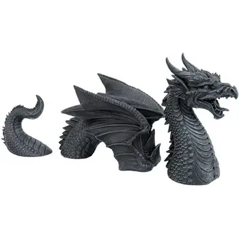 2021 Rășină De Grădinărit Dragon Statuie Ornament Decorativ Rezistent Realiste De Zbor Dragon Sculptură În Aer Liber De Gazon Decor