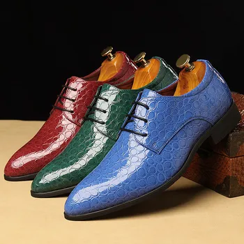 2023 Nou Designer Formale Pantofi Oxford pentru Barbati Pantofi de Mireasa din Piele Italia a Subliniat Toe Mens Pantofi Rochie Sapato Oxford Masculino
