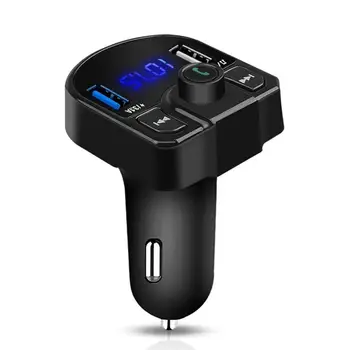 4.1 Un Car Kit-ul Bluetooth LED Transmițător FM Dual USB Masina Încărcător 3.1 a 1A 2 Porturi USB MP3 Player de Muzică Pentru Iphone14