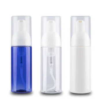 50ml Alb/Clar/Albastru DIY Spuma Bubble sticlă Goală de Plastic PET Pompa de Sticle Container pentru Cosmetice 40pc/lot
