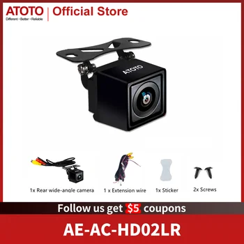 ATOTO AE-AC-HD02LR HD 720P Camera Retrovizoare cu Spate Live-view Pentru Europa Spania Germania Italia Zona etc Asistență la Parcare cu Camera
