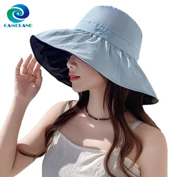 CAMOLAND 2023 Noua Femeie la Modă de protecție Solară Pălărie de Plajă Calatorie Protectie UV Palarie de Soare pentru Femei Pălării de Soare Femei Casual de Vara Pălărie