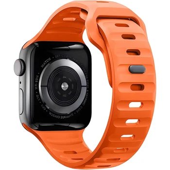 Curea Pentru Apple Watch Band 49mm 44mm 45mm 41mm 40mm 42mm 38mm Silicon Moale sport Bratara iwatch Serise 8 SE 7 6 5 9 Ultra 49mm