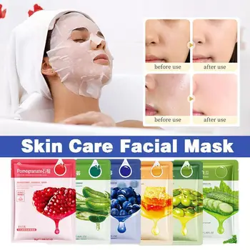 De Îngrijire a pielii Naturale 6 Masca Faciala Cu Stil coreean Hidratare, Lifting Facial Petrol Și de a Reduce Controlul Rid de Strângere Și L5Z6