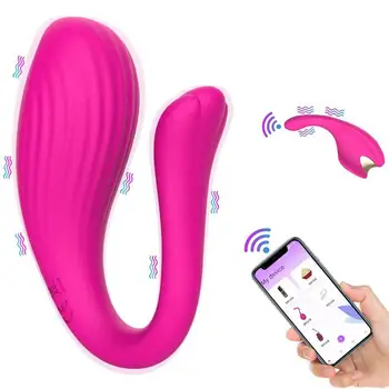Femeile Poartă Vibratoare Ou Inteligent fără Fir Control de la Distanță App G Spot Vibrator Vagin Vibro Chilotei Jucarii Sexuale pentru Cupluri