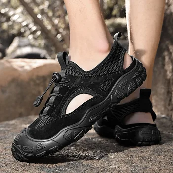 Fierbinte de Vânzare Plus Dimensiune 46 de Vară Anti-alunecos Sandale Sport Pentru Barbati Pantofi Casual