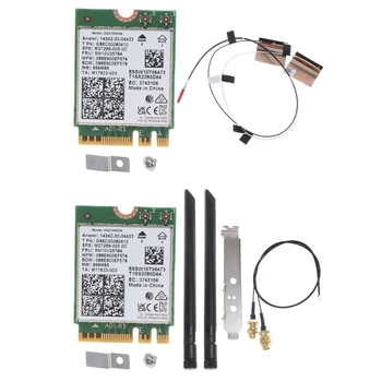 G5AA AX210 WiFi 6E PCIe Card Wireless 5400Mbps Tri-Band (6G/5G/2.4 G) BT5.2