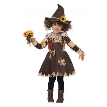 Halloween Expertul de Copii Copilul Patch-uri de Dovleac Sperietoare Cosplay Costum de Clovn de Circ Partid Rochie Joker Părinte-Copil Rochie