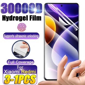 HD Hidrogel Film Pentru Redmi Nota 12 10 11 Pro 5G 11S A1 Turbo Ecran Protector de pe Xiaomi Redmi Note 10 9 8 Pro 10 9 12C 10C Film