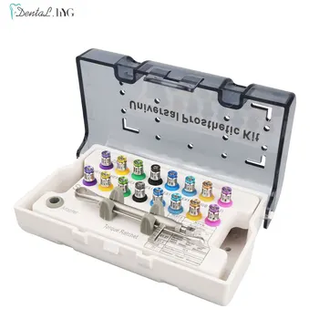 Implant dentar șurubelniță Colorate Chei Dinamometrice cu Clichet 10-70NCM cu 16Pcs Screw Driver Universal de Restaurare Instrumente Kit