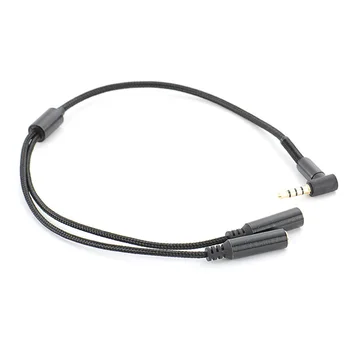 Jack de 3,5 mm Cablu Adaptor Căști pentru Laptop, Smartphone, Tablete, Căști, Y Splitter Cablu Audio 2 Femele La 1 Mascul