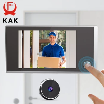 KAK Usa Camera Vizor 3.5 Inch LCD HD cu Ecran Digital Vizor Usa Viewer Camera Video Soneria 120 Grade Hardware Ușă