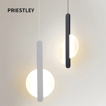 LED Minimalist Pandantiv Lumina Nordic Light Decor Modern Art Designer Lustre Pentru Dormitor Studiu Living Casa de Creație Lam