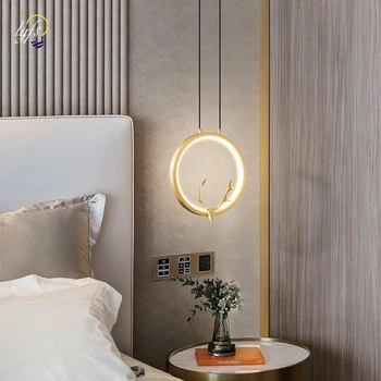 LED Nordic Lumini Pandantiv Agățat Lampă de Iluminat Interior Acasă Decorare Accesorii Pentru Camera de zi Dormitor Noptieră Lumina