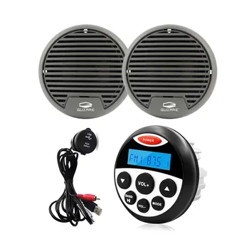 Marin Bluetooth Stereo Barca Radio FM SUNT Receptor Audio MP3 Player+3 Inch Marin Impermeabil Motocicleta Boxe+USB Cablu Audio