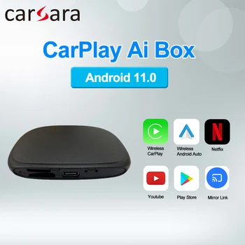 Masina de Android AI TV de Streaming Cutie Wireless CarPlay Retrofit Upgrade Dongle-ul Video de pe YouTube, Netflix, Spotify, Muzica Mirror Link-ul de Dispozitiv