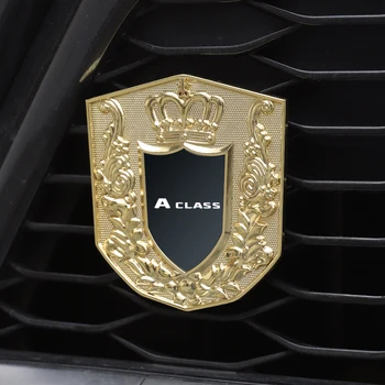 Masina grila fata autocolante auto, insigna metalică insigna autocolante pentru Mercedes Benz CLASA Accesorii auto