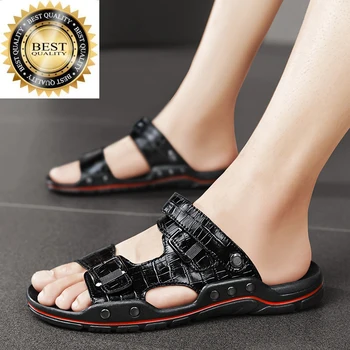 moda Sandale outdoor Barbati Clasic de Vara din Piele Sandale Usoare Adidași de Moda de mare dimensiune 48