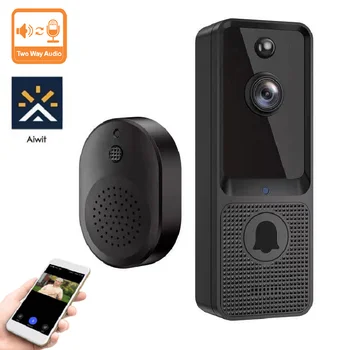 N8 Soneria fără Fir HD Ușa Camerei de Securitate Video Interfon Wifi Smart Home PIR de Detectare a Mișcării IR Noapte Viziune de Alarmă Clopot Ușă