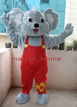 New Adult Vânzare Fierbinte Spuma Koala Papusa De Lux Desene Animate, Mascota Costum De Pluș Crăciun Rochie Fancy Mascota Costum De Halloween