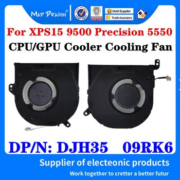 Noi DJH35 0DJH35 09RK6 009RK6 Pentru Dell XPS15 9500 Precizie 5550 Laptop CPU/GPU Cooler Ventilator de Răcire EG50050S1-CG30-S9A CG00-S9A