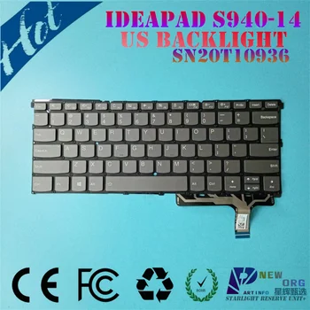 NOI ORG Laptop lumină de fundal tastatură Pentru LENOVO IDEAPAD S940-14 IWL IIL 81R0 81R1 serie Gratuit Grafen radiator gri SN20T10936