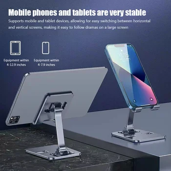 Noul Desktop Portabil Aliaj De Aluminiu Tablet Suport De Telefon Universal Leneș Urmărirea Drama Live Suport Pliabil Portabil