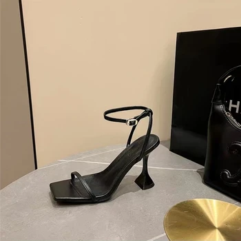 Pantofi noi pentru Femei Bază sandale Femei, Sandale Tocuri Înalte în aer liber de Vară Sexy Pompe Moderne Solid Pantofi de sex Feminin 2023