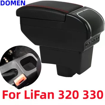Pentru LiFan 320 330 cotiera cutie Interior Piese Auto Centrală Conținut Cu Retractabil Cupa Gaura Mare Spațiu Dual Layer USB DOMEN