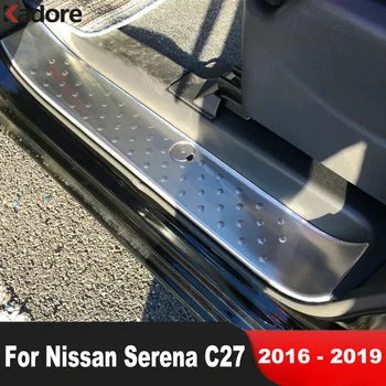 Pentru Nissan Serena C27 2016-2018 2019 Inoxidabil Mașină Pragului De Ușă Scuff Placă Capac Ornamental De Bun Venit Pedale Protector Guard Accesorii