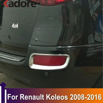 Pentru Renault Koleos 2008 2009 2010 anii 2011-2016 ABS Cromat Spate Coada Foglight Lampă Capac Ornamental de Ceață Spate Lumina de Decorare Accesorii