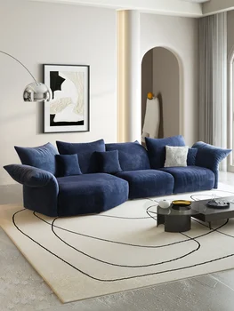 Petală canapea italiană minimalist tesatura curbat canapea dimensiune nouă formă arla canapea