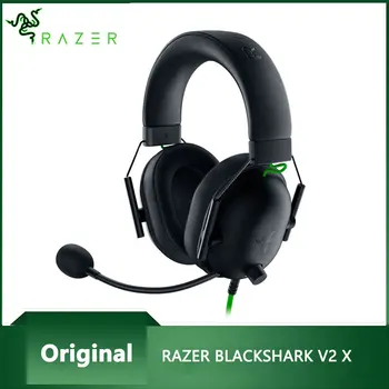 Razer BlackShark V2 X cu Fir Gaming Headset 7.1 Surround, Sunet de Joc Pentru PS4,PS5, Nintendo Comutator, Xbox, dispozitive mobile, căști