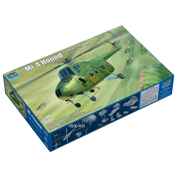 Trompetistul 05816 1/48 Sovietic Mil Mi-4 Mi4 Hound D Elicopter Militar Artizanat Jucărie Cadou Jucărie Din Plastic Asamblare Model Kit De Construcție