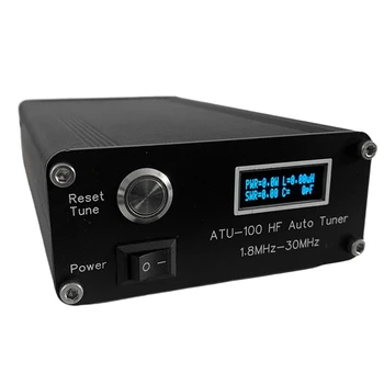 UAT-100 HF Auto Tuner Radio Tuner De N7DDC+0.91 OLED V3.1 DIY Automat Radio Antena Tuner 100W Antena HF