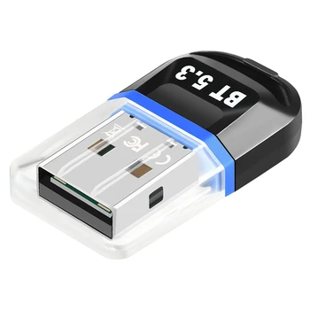 USB Bluetooth 5.3 Adaptor USB Bluetooth Receptor Acceptă Laptop PC Desktop cu Cască Bluetooth Primirea Transmițător Albastru