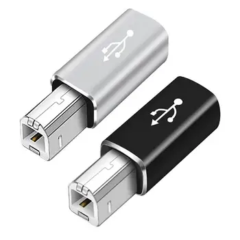 USB Type C La USB B Adaptor de sex Feminin La Masculin Conector Pentru Scanner Imprimanta de Transfer de Date MIDIs Converter Pentru Pian Electric, Orga