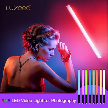 Video cu LED-uri de Lumină RGB Full Color CRI95 USB Reîncărcabilă de Lumină Fotografie de Studio de Fotografie în aer liber Înregistrare Video