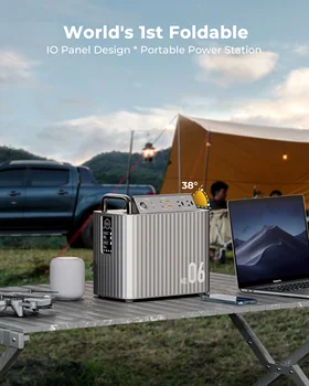 VOLTME Portabil Power Station HK600 577Wh Solare Lithium Battery Pack W/110V/600W Priza de curent ALTERNATIV pentru Acasă de Urgență în aer liber Camping