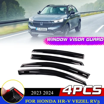 Windows Vizor Usa pentru Honda HR-V HRV Vezel RV3 2023 2024 Copertine Ploaie Spranceana Garda Capacul Deflector de Fum Autocolant Accesorii