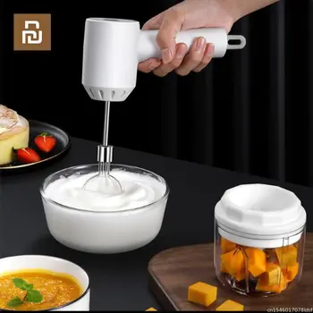 Youpin Portabil De Mână Mixer Electric Wireless Alimentare Blender 3 Viteza Spumant De Lapte Tort Bătător De Ouă Smântână Mâncare De Copt Usturoi Bucătărie