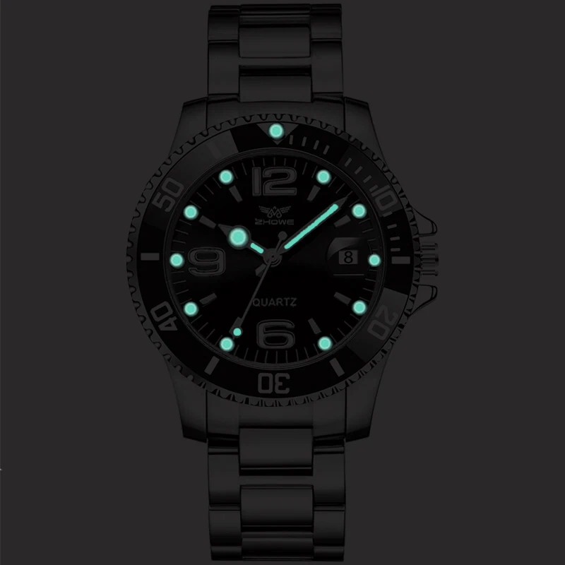 Brand de lux pentru Bărbați Ceas de Moda Casual Sport Ceas pentru Bărbați Luminos Otel Inoxidabil rezistent la apă Data de Ceasuri Cuarț Ceas Cronometru