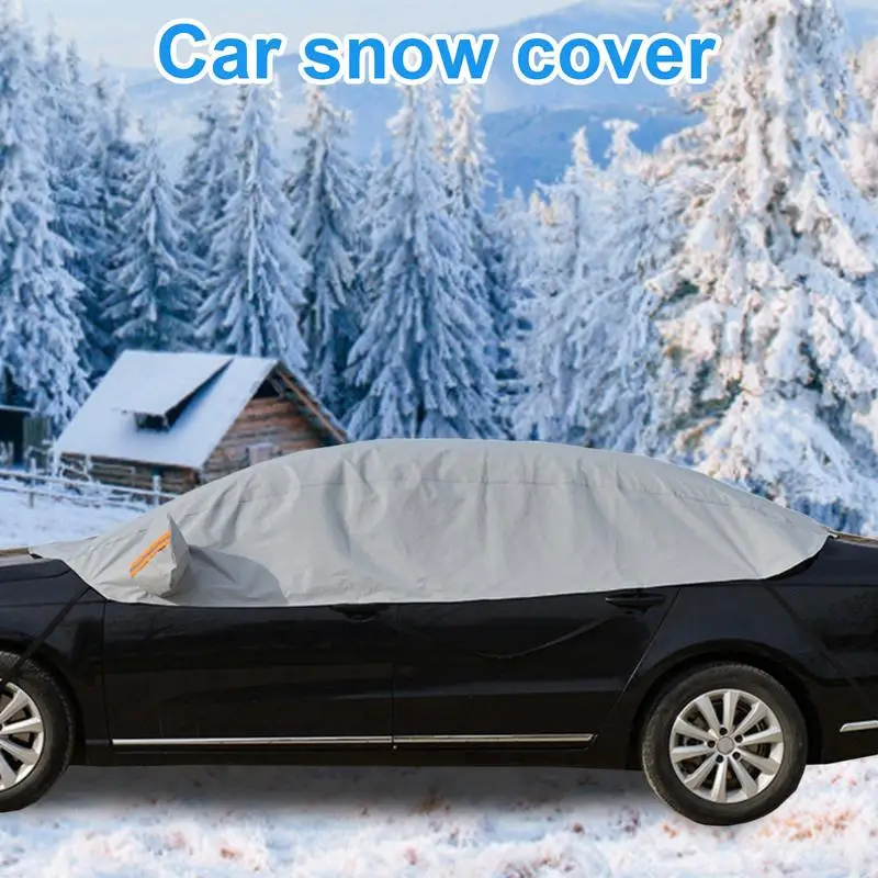 Masina Snow Shield Antigel Capac de Protecție Ușor Piele-friendly Și Moale Pliabil Compatibil Cu cele Mai multe Vehicule Suv-uri, Masini