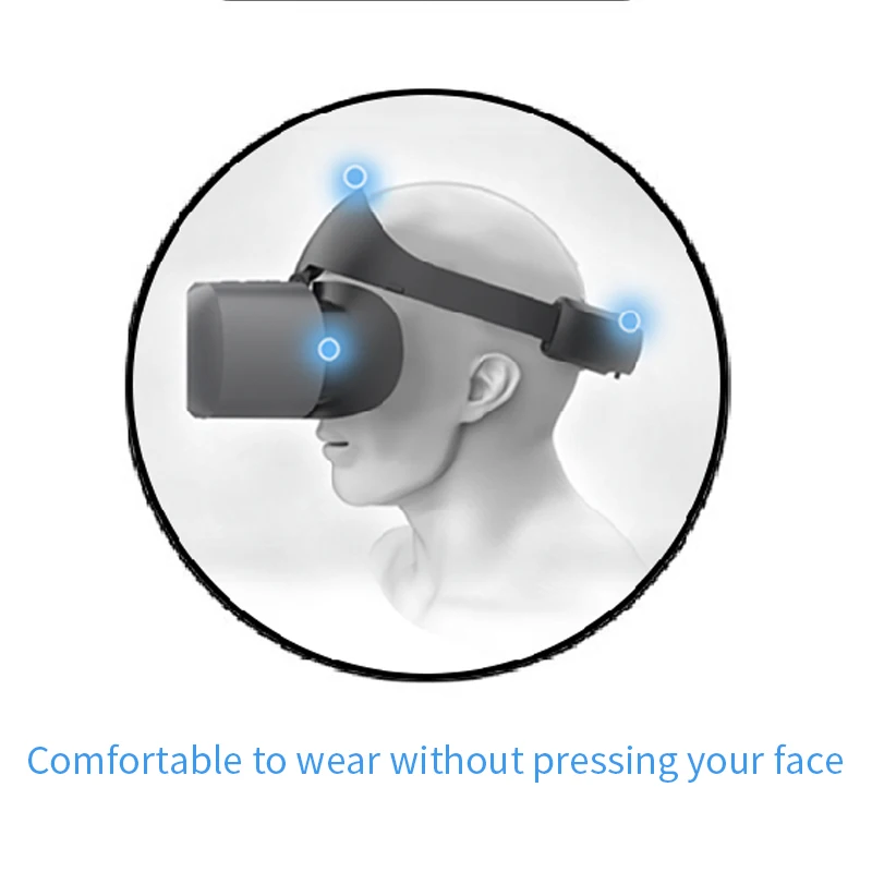 New Sosire Protecția Ochilor Vr ochelari 3d Cască de realitate virtuală, Toate Într-O singură VR Independent 2021 Pentru Joc Clasă de Educație