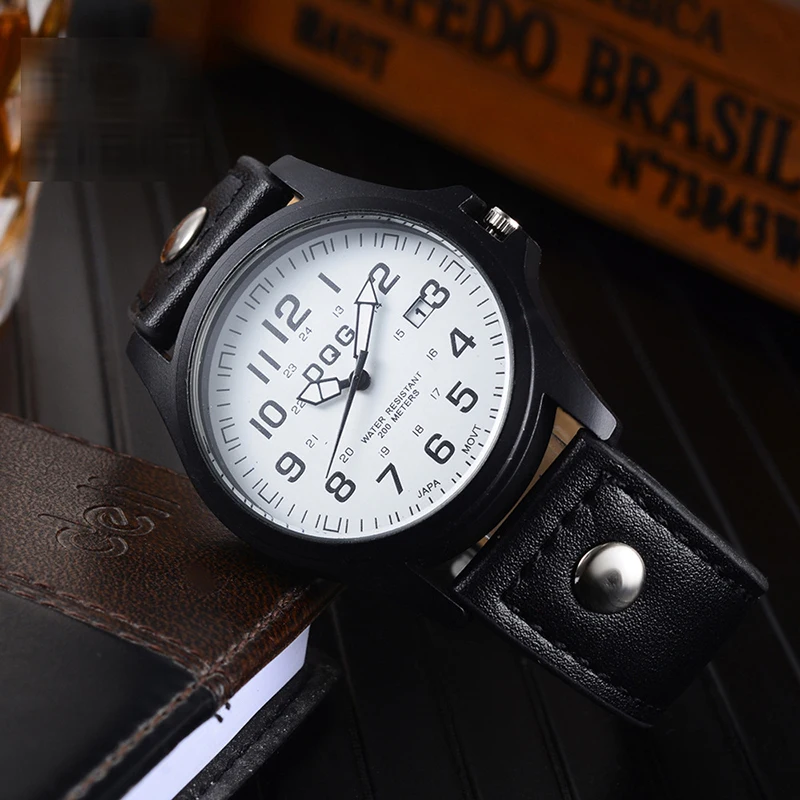 2023 Mens Ceasuri de Top de Brand de Lux Casual din Piele Cuarț Ceas Barbati Sport Ceas cu Calendar de Moda Ceas de mână Relogio Masculino